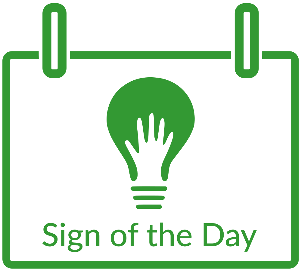 Learn American Sign Language for free with SignSchool's Sign of the Day